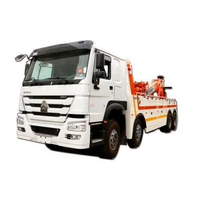 Good Quality Sinotruk HOWO 8X4 Heavy Duty 40-100t Tow Truck Under Lift Boom 360 Degree Rotation Wrecker Towing Truck