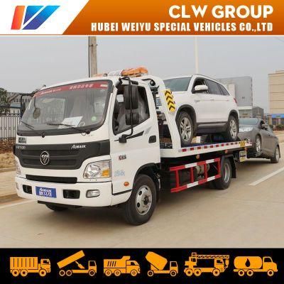 Foton 4X2 4 Ton 130HP Road Recovery Wrecker Flatbed Tow Truck