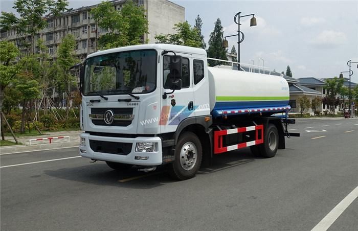 Dongfeng Diesel Water Bowser Truck Road Water Sprinkler 10ton 11ton 12tons Water Transport Tanker Truck