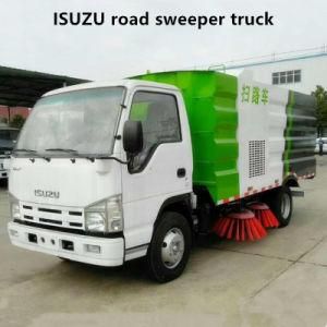 Isuzu Airport Runway Sweeping Vehicle Street Sweeper Truck