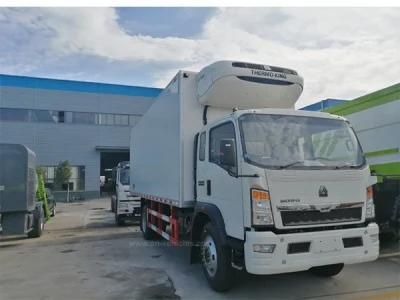 HOWO 10 Ton Food Freezing Freezer Cooling Refrigerator Refrigeration Refrigerated Box Van Truck Price