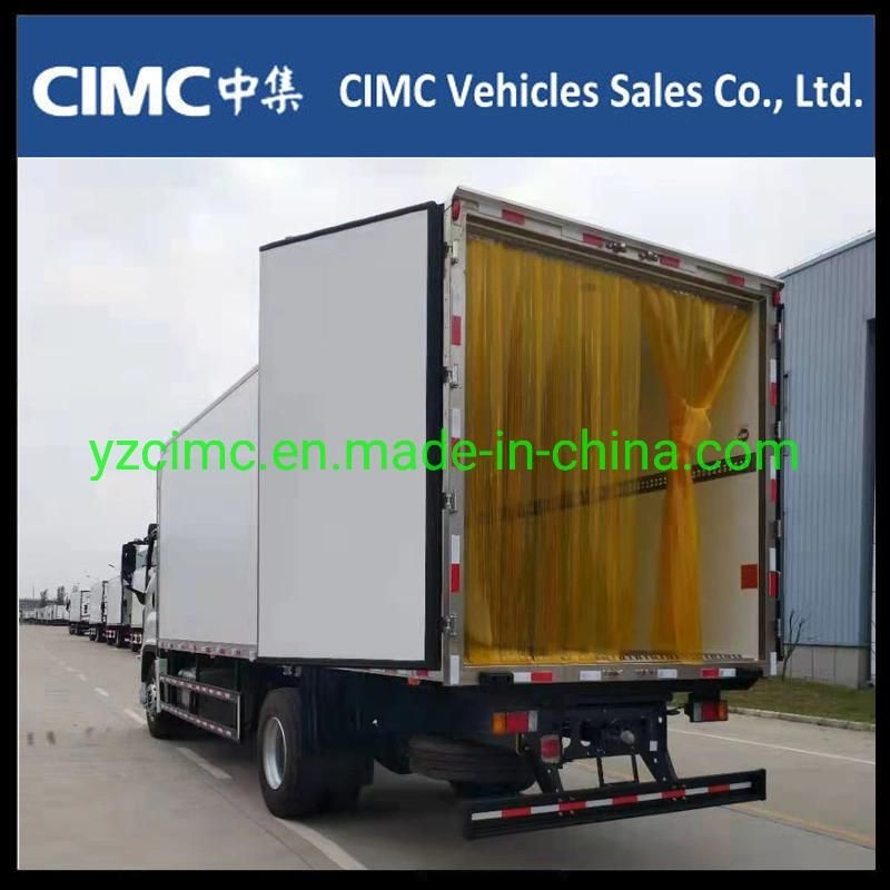 China Isuzu Giga Refrigerator Insulation Box Refrigerated Van with 6uz1 Engine