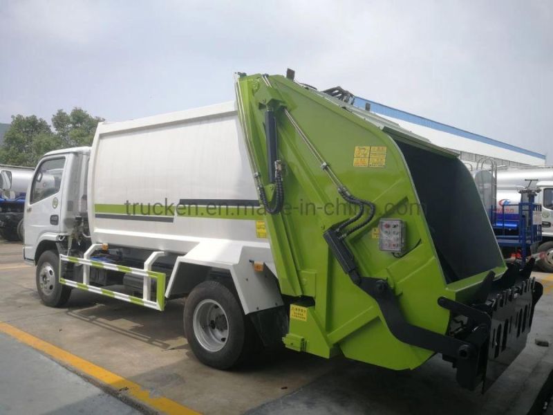 Dongfeng Rear Loader Trash Management 5m3 Garbage Compactor Truck with Factory Price