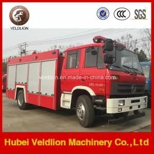 6 Wheels Euro3 Manul Dongfeng 190HP 5, 000 Litres Foam Fire Truck