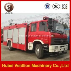 6 Wheels Euro3 Manul Dongfeng 190HP 5, 000 Litres Foam Fire Truck