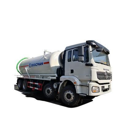 Heavy Duty Shacman 8X4 Vacuum Sewage Suction Truck for Sewer Cleaning