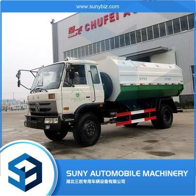 Dongfeng 8 M3 Garbage Tipper Dump Side Loader Truck