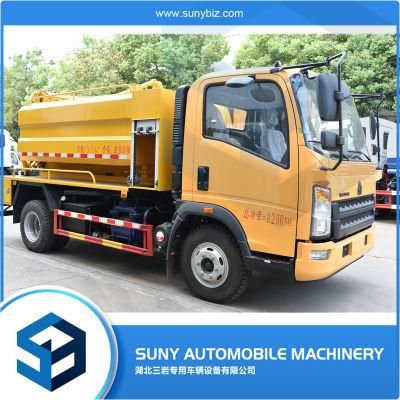 Sinotruk HOWO/Hohan/HOWO A7 4X2 Suction Sewage Tank Truck for Sale