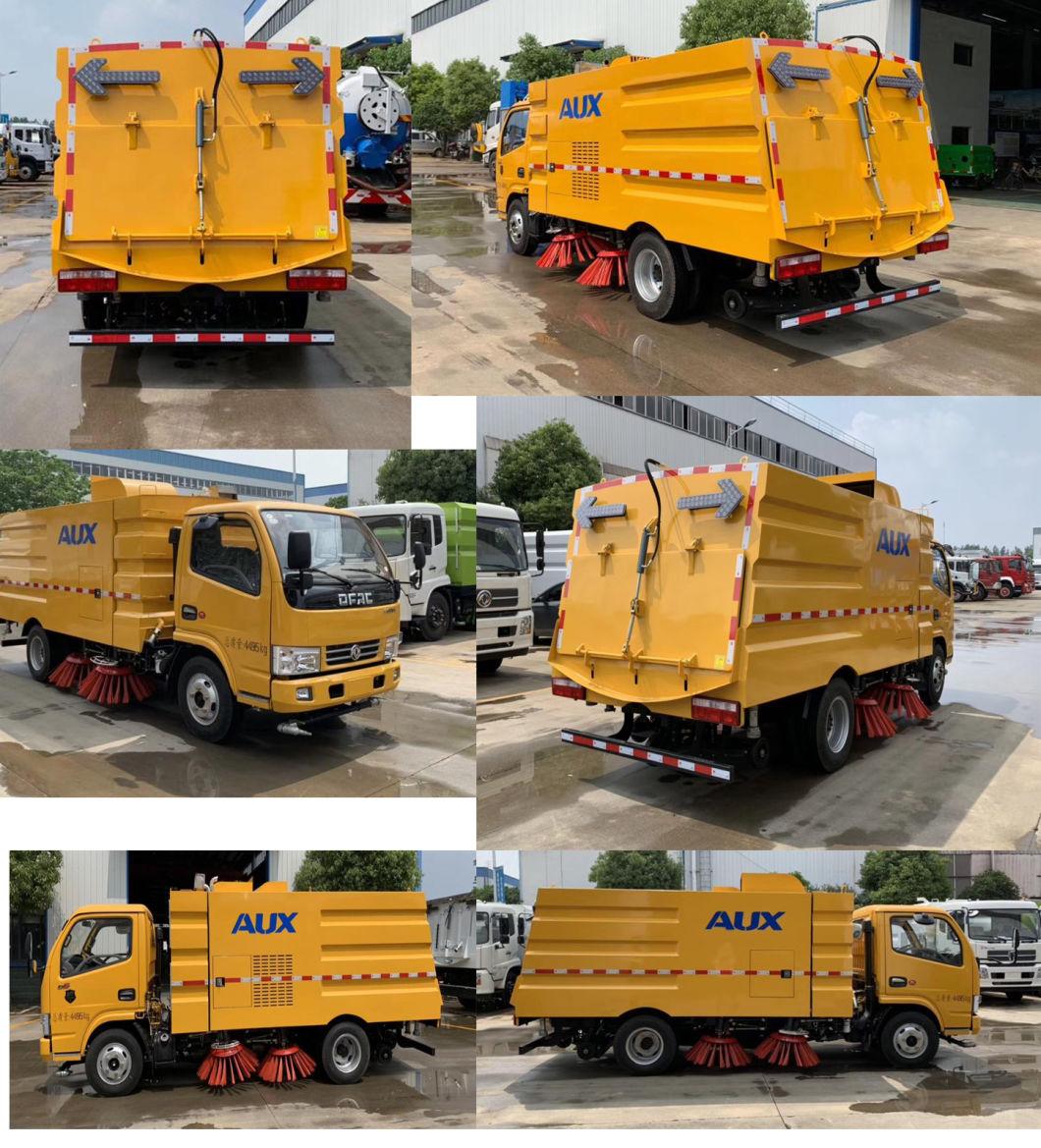Dongfeng 5000 Liters Vacuum Road Sweeper Vehicle Street Cleaning Truck