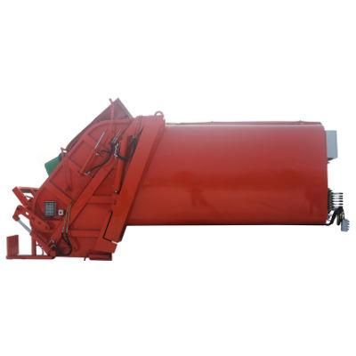 6 Cbm Compressed Garbage Truck Upper Parts Body with Stainless Steel Waste Tanker and Advanced PLC or Can Operation System