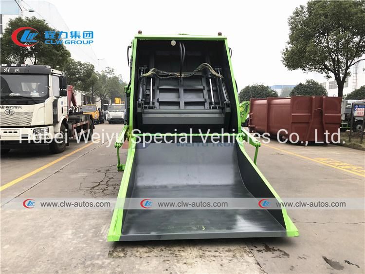 Dongfeng 4X2 120HP 6m3 3tons Container Compression Garbage Collection Sanitation Compressed Garbage Refuse Compactor Truck