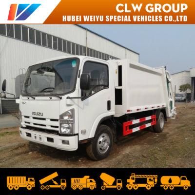 6ton Compressed Garbage Treatment 8cbm Japanese Brand CCC Garbage Refuse Compactor Truck