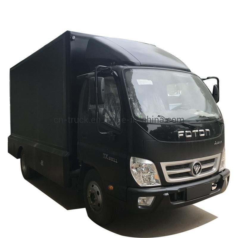 Foton Scrolling Billboard Van LED Display Mobile LED Truck