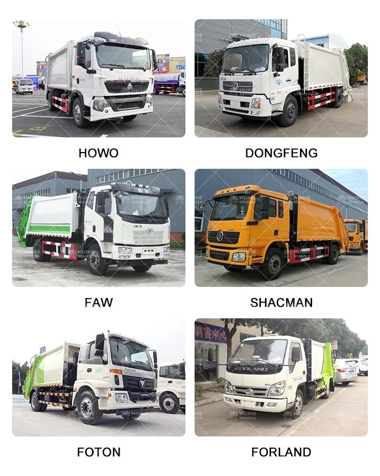 China Brand HOWO Used 6X4 24m3 Compactor Garbage Truck