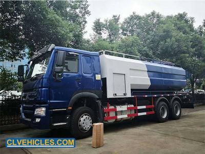 HOWO 18cbm 10wheeler High Volume Industrial Drain Jetting Cleaning Truck