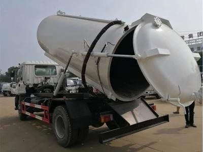 Isuzu 10cbm Vacuum Pump Sewage Sludge Suction Truck