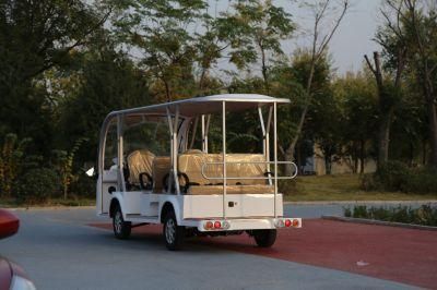 Hot-Selling Wholesale Scenic Spot Tourism Electric Sightseeing Bus 14-Seat Closed Fuel Sightseeing Bus