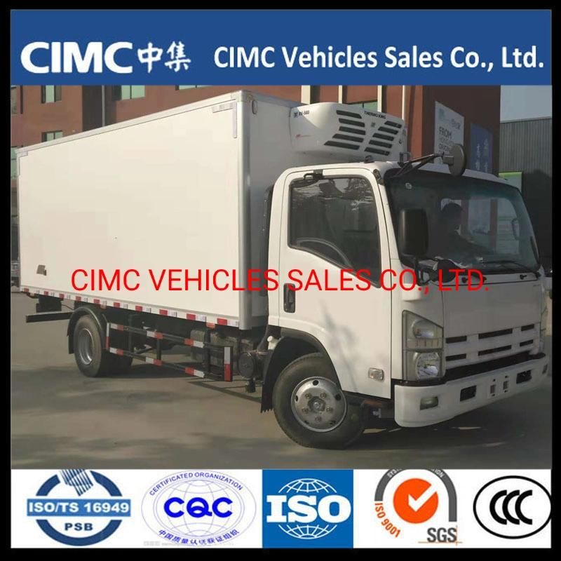 Japan Isuzu Kv600 Refrigerator Vehicle Refrigerated Van Trucks Thermo King Price