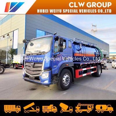 5cbm Foton Sewage Suction Truck 5tons Sewer Cleaning Truck