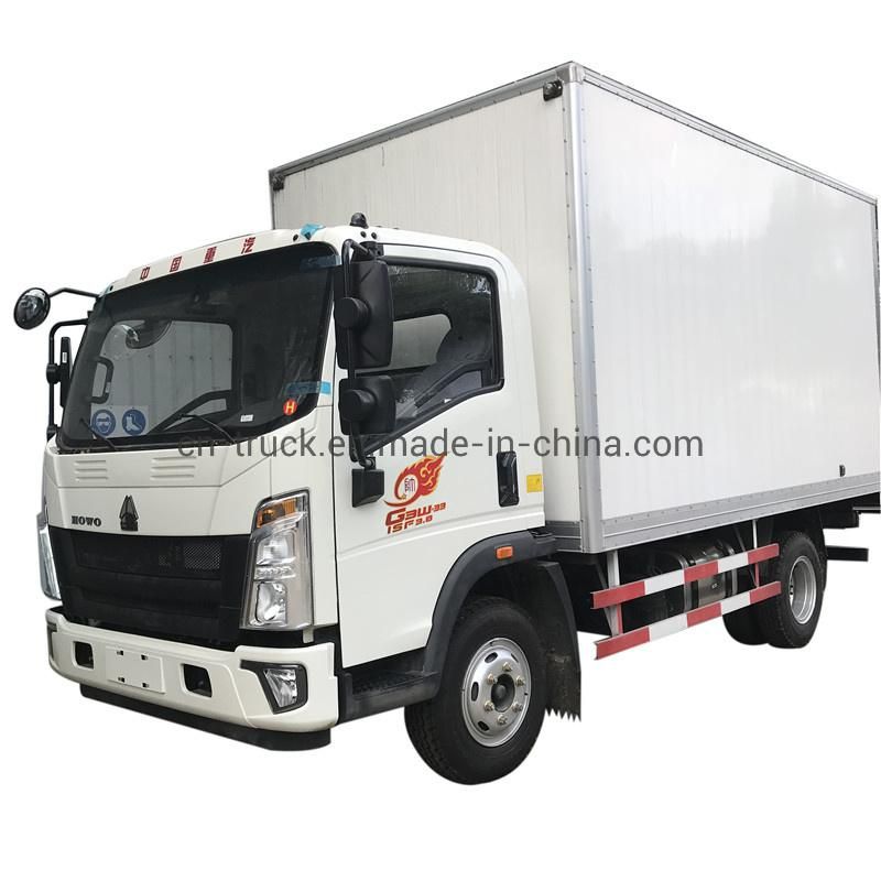 HOWO 5ton 6ton 4ton 4m 5m Freezer Food Transport Vehicle Refrigerator Van Truck