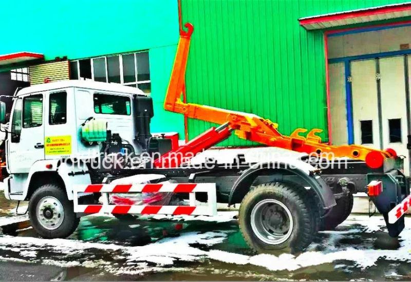 HOWO hooklift garbage truck/ hook lift garbage truck