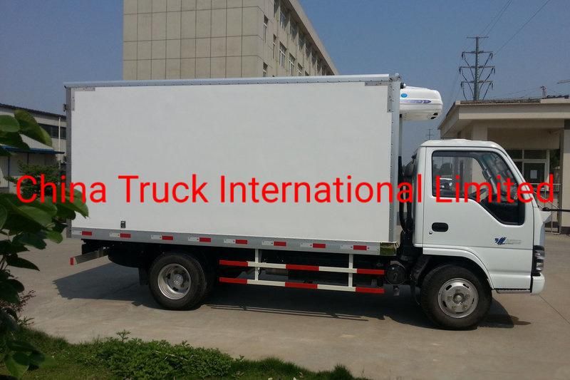 Isuzu Kv600 4*2 120HP Refrigerated Refrigerator Van Truck