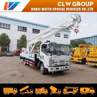 Japan Brand Isuzu 22 Meters Man Lift Aerial Platform Working Truck Cherry Picker High Altitude Operation Truck