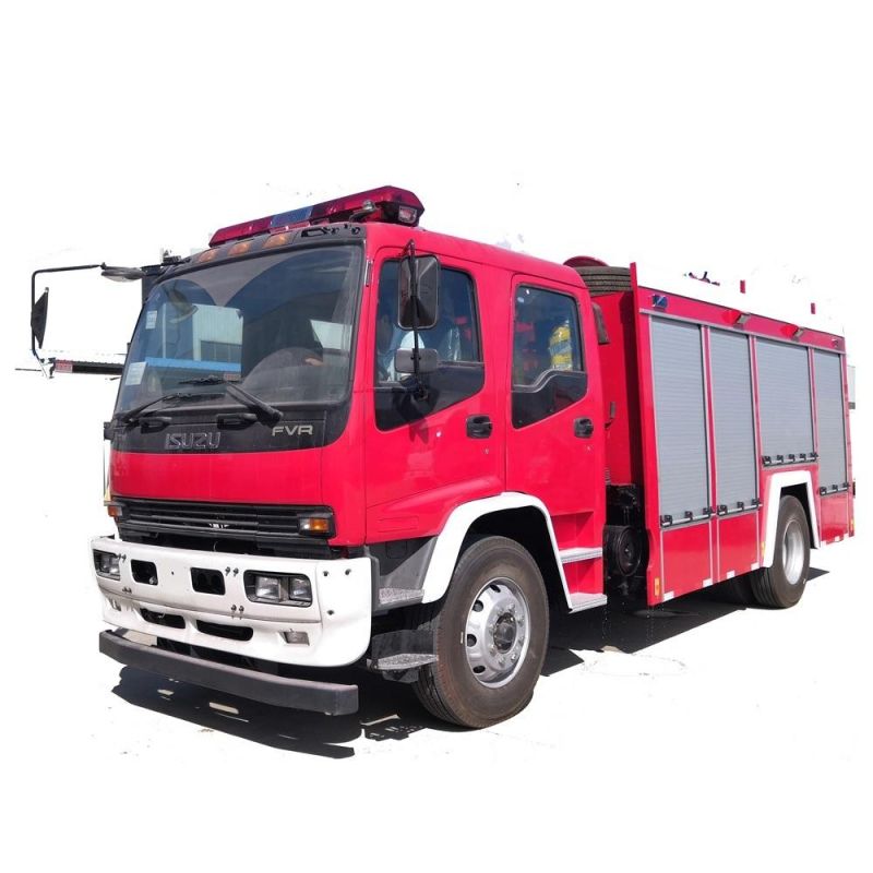 1suzu 4*2 Double Row Cab 6 Wheels Fire Fighting Truck Factory Price for Sale