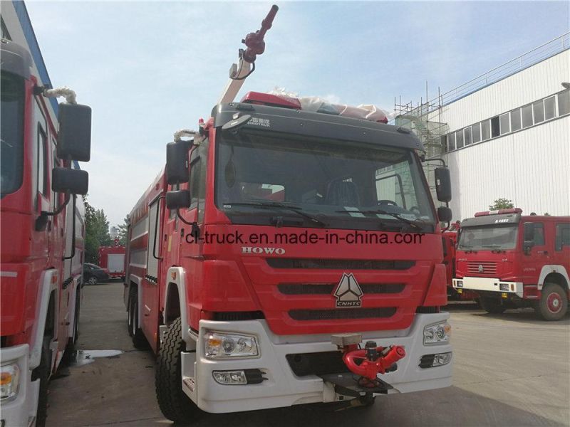 Good Quality Sinotruk HOWO 6X4 Water Foam Fire Fighting Truck 15tons 16tons