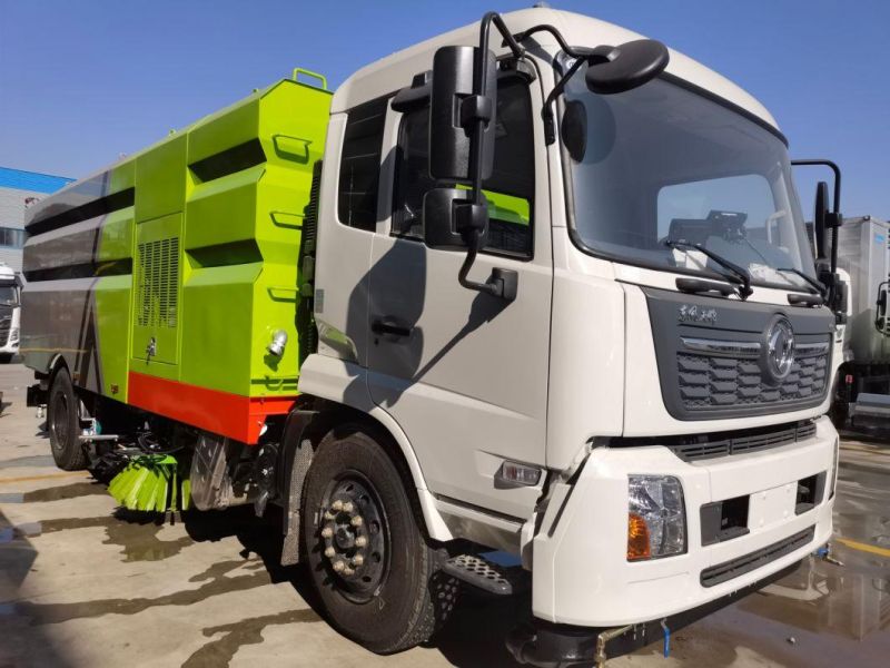 4X2 Sanitation Vehicle Dongfeng Street Sweeper Washing Truck Road Cleaning Truck