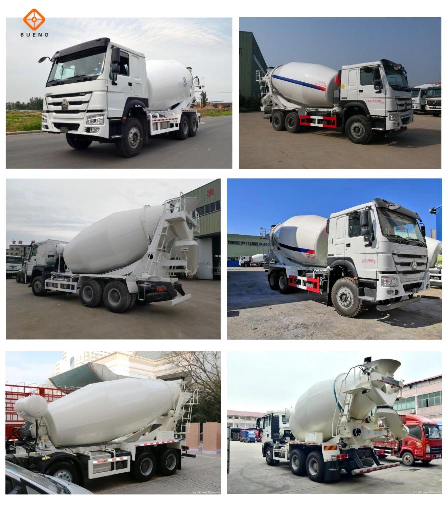 12cbm China Sinotruk HOWO Euro4 Right Hand Driving Rhd 360HP 6*4 Concrete Mixer Truck