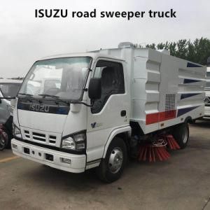 Diesel Vacuum Road Sweeper Isuzu Garbage Sweeper Truck