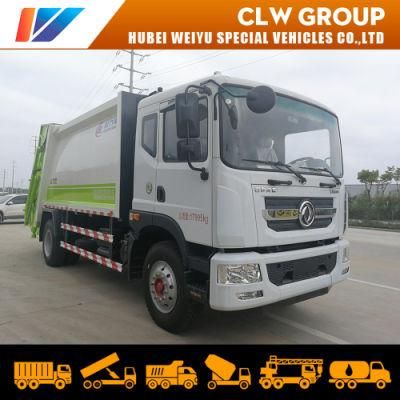 Dongfeng 9cbm 10cbm Waste Management Refuse Colletor Rear Loader Garbage Compactor Truck