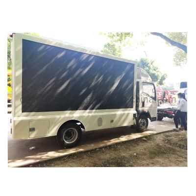 HOWO 4*2 China Supplier Tanzania Full Color P6 Outdoor Mobile LED Video Truck/Van Advertising Display Moving LED Display