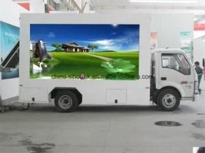 Professional Supply Outdoor Display Mobile LED Advertising Truck with Foldable Stage
