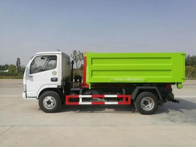 Factory Supplied 4X2 5 Ton Hook Lift Garbage Truck