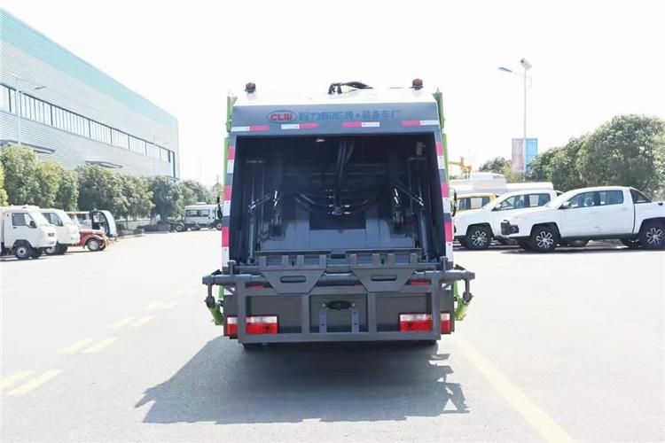 New Design of 6m3 Compress Garbage Truck Loaded Urban Garbage with 240L or 660L Trash Bin for Environmental Sanitation