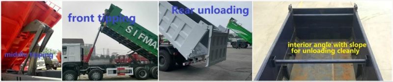 Sinotruk HOWO 6X4 290 HP Hook Arm Garbage Truck