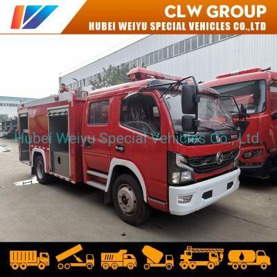 4000L 4tons Dongfeng Duolicar 4X2 Water Tank Fire Rescue Truck Fire Pumper Truck Fire Engine