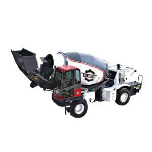 Bst7500 Self Loading Concrete Mixer Truck 5.0cbm