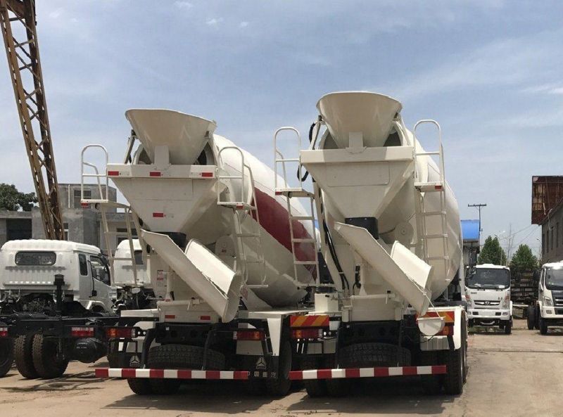 HOWO Truck Mounted Concrete Mixer Pump 10cbm 12cbm Trucks for Sale From China