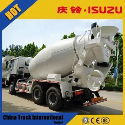 Construction Equipment Isuzu Qingling Chassis Giga 10m3 350HP Cement Mixers