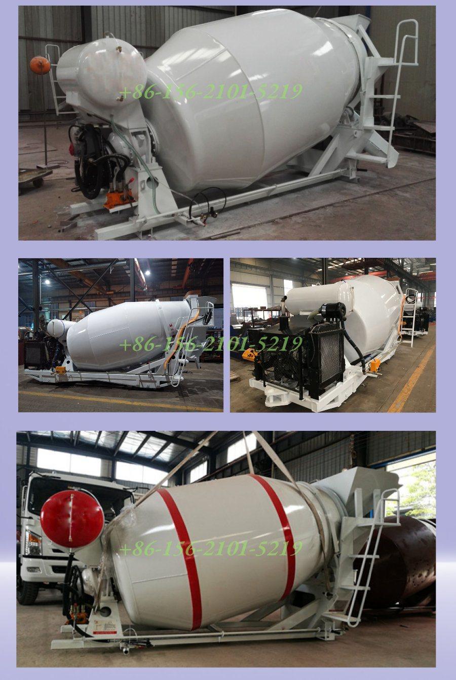 Bueno Brand Material Cement Concrete Mixer Drum for Mitsubishi Nissan Hino Concrete Mixer Truck Chassis