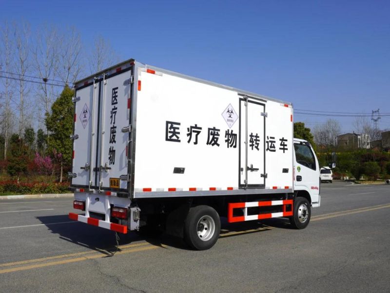 Hot Sale Dongfeng 4X2 4m 5 Ton Frozen Vaccine Transport Vehicle Medical Waste Refrigerated Transportation Truck for Hospital