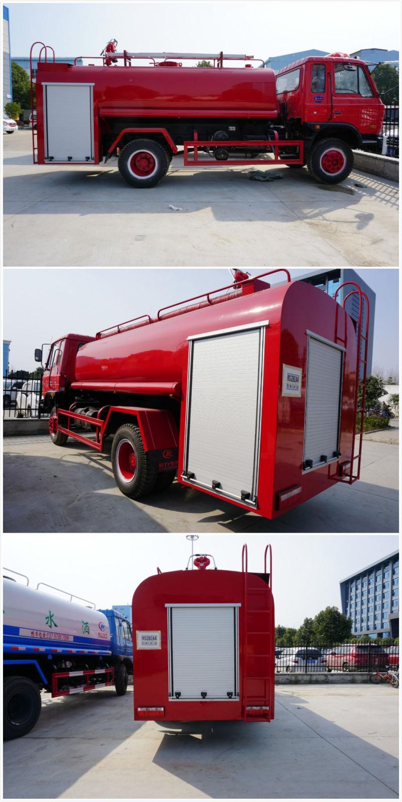 Dongfeng 4*2 6000L 8000L Water Tank Fire Engine Firefighter Truck