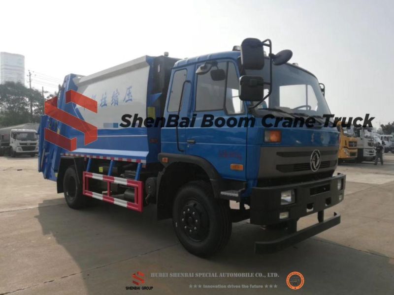 Dongfeng 8 Ton Garbage Truck Compressed Rubbish for Transfer