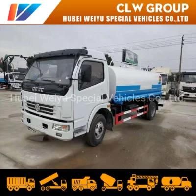 China Chengli Factory 8m3 Water Bowser Diesel Fuel Type Drinking Water Transportation Truck