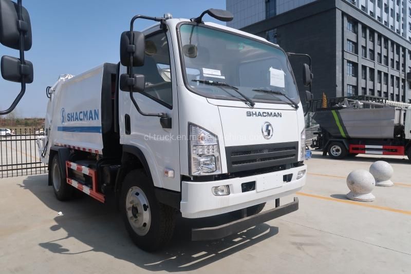 Factory Selling Shacman Light 4m3 5m3 5tons 6tons Compactor Garbage Truck