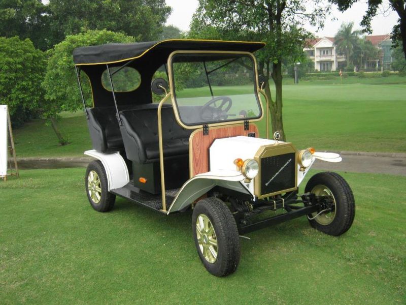 Hot Sell UK Style Model T Electrical Vehicle Electric Classic Car Golf Cart