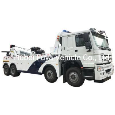 Sinotruk HOWO Rhd 30ton Wrecker Towing Truck 40ton Integrated Tow Truck for Sale